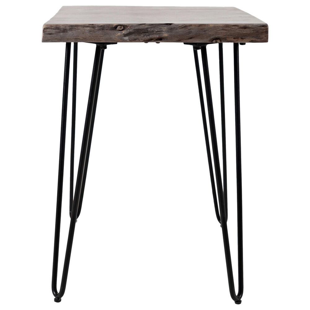 Waltham Nature&#39;s Edge Chairside Table in Brushed Grey, , large