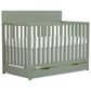 Evolur Meadowbrook 4-In-1 Convertible Crib with Drawer in Meadow Green, , large