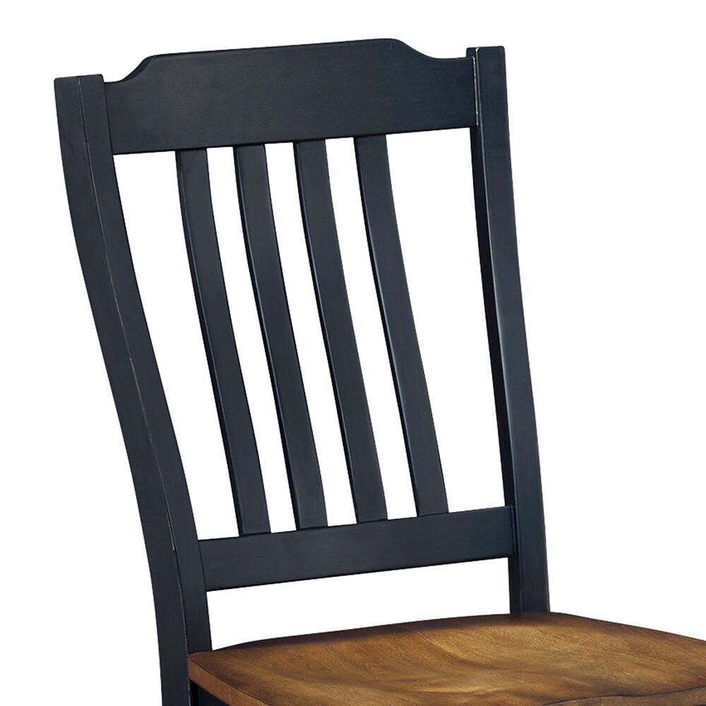 Ashley Clorazi Side Chair in Black and Brown, , large