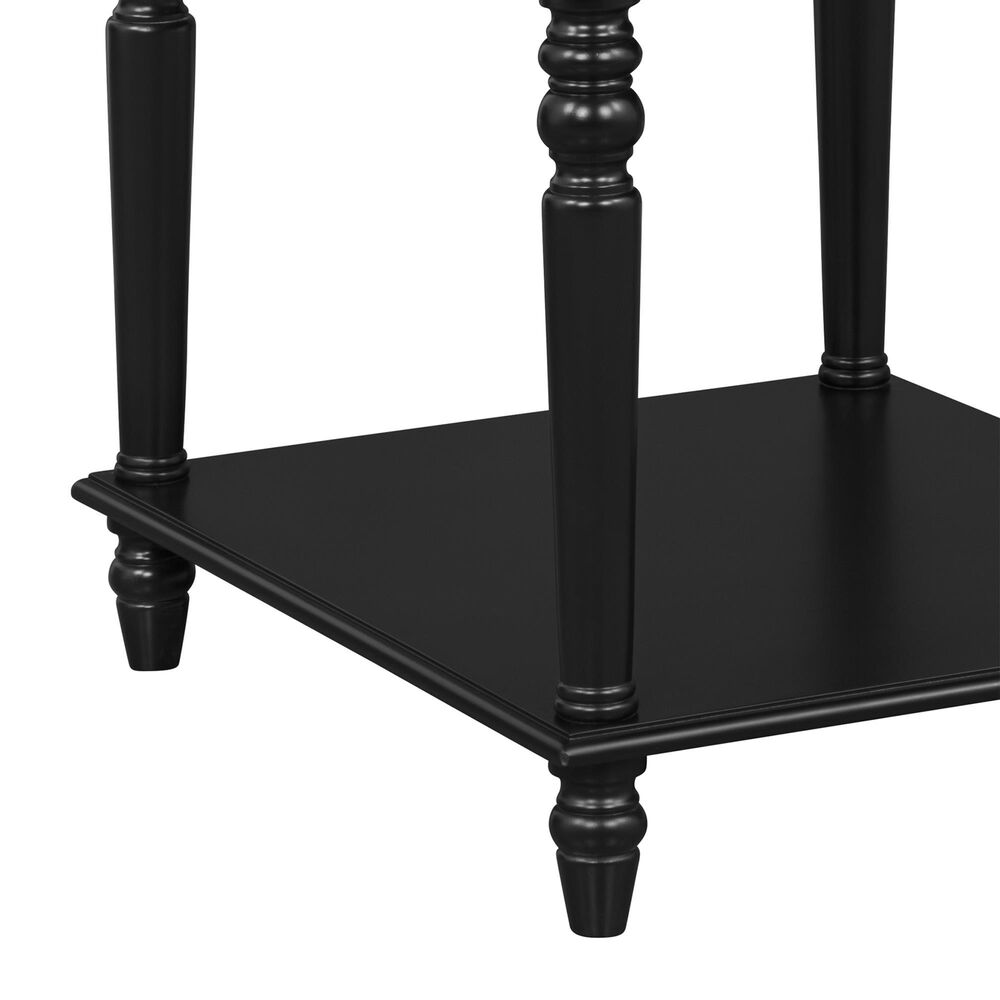 Linon Home Decor Mcghie Side Table in Matte Black, , large