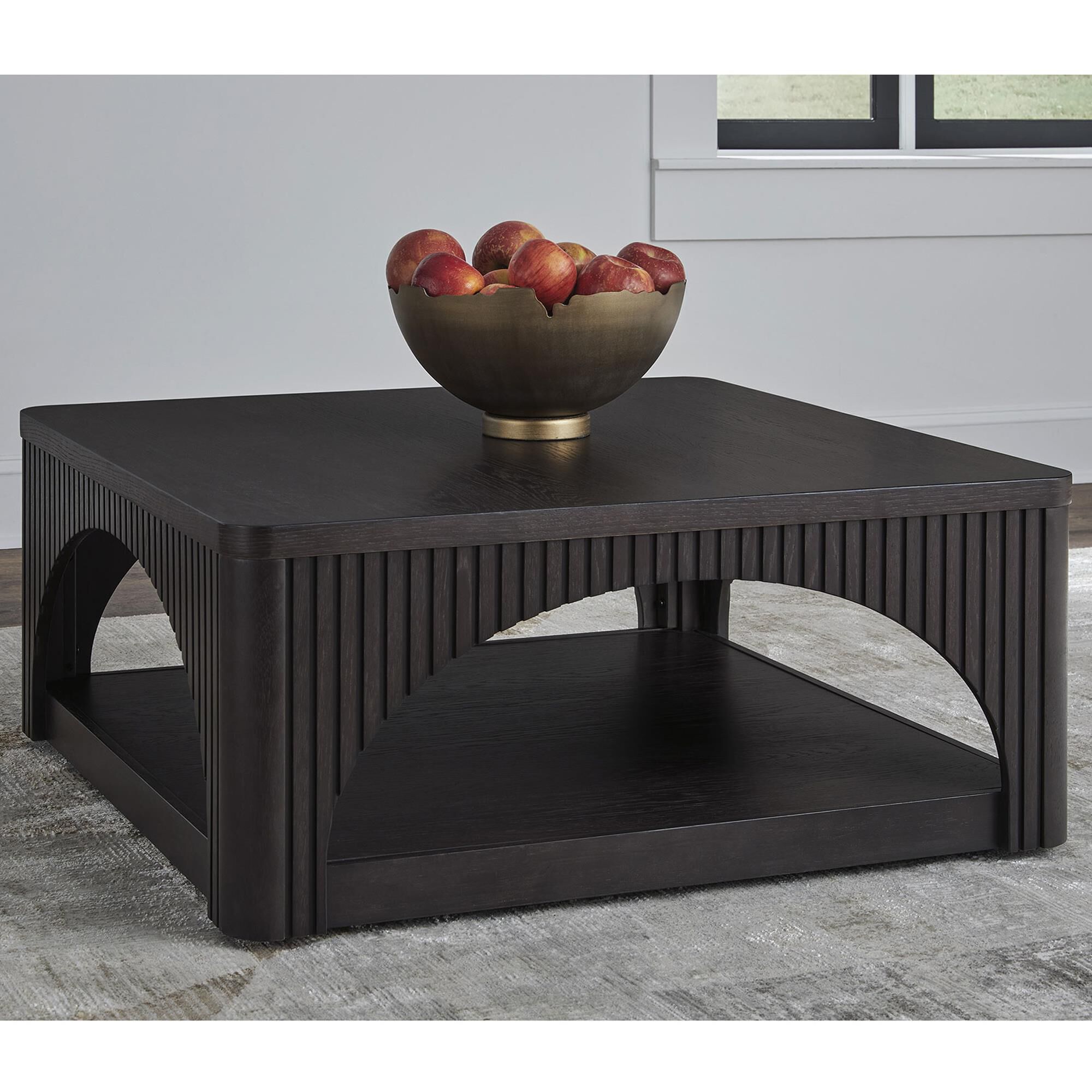 Ashley Yellink Square Coffee Table in Black