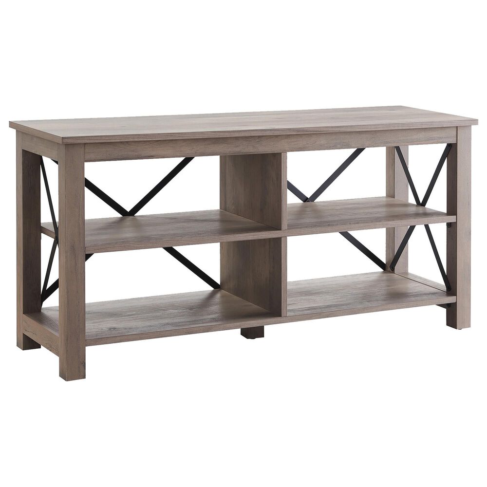 Hudson and Canal Sawyer 50" TV Stand in Gray Oak, , large