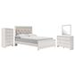 Ashley Altyra 4-Piece Queen Upholstered Bed Set in White, , large