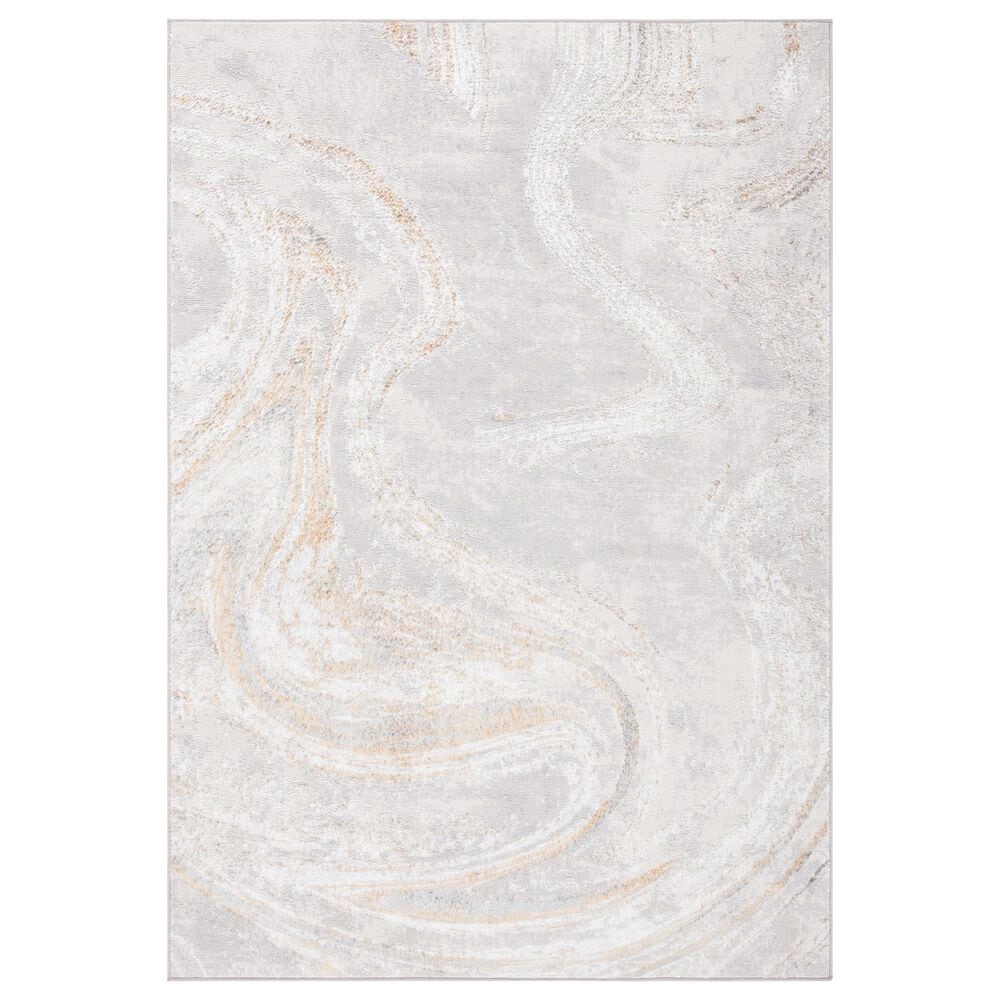 Safavieh Orchard ORC617 5"5" x 7"7" Grey and Gold Area Rug, , large