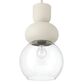 Creative Coop Cannon 1-Light Pendant in Ivory, , large