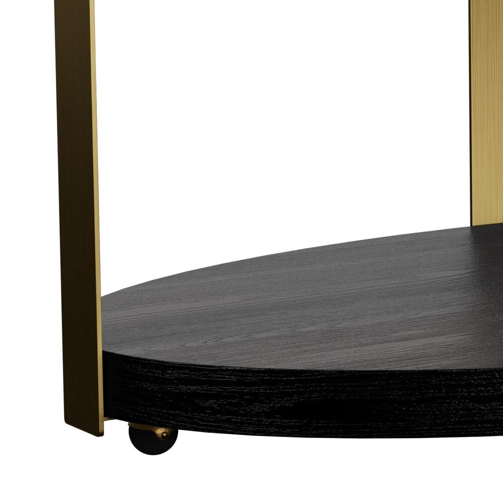 Riverside Furniture Mill River Cocktail Table in Black Onyx and Bronze, , large