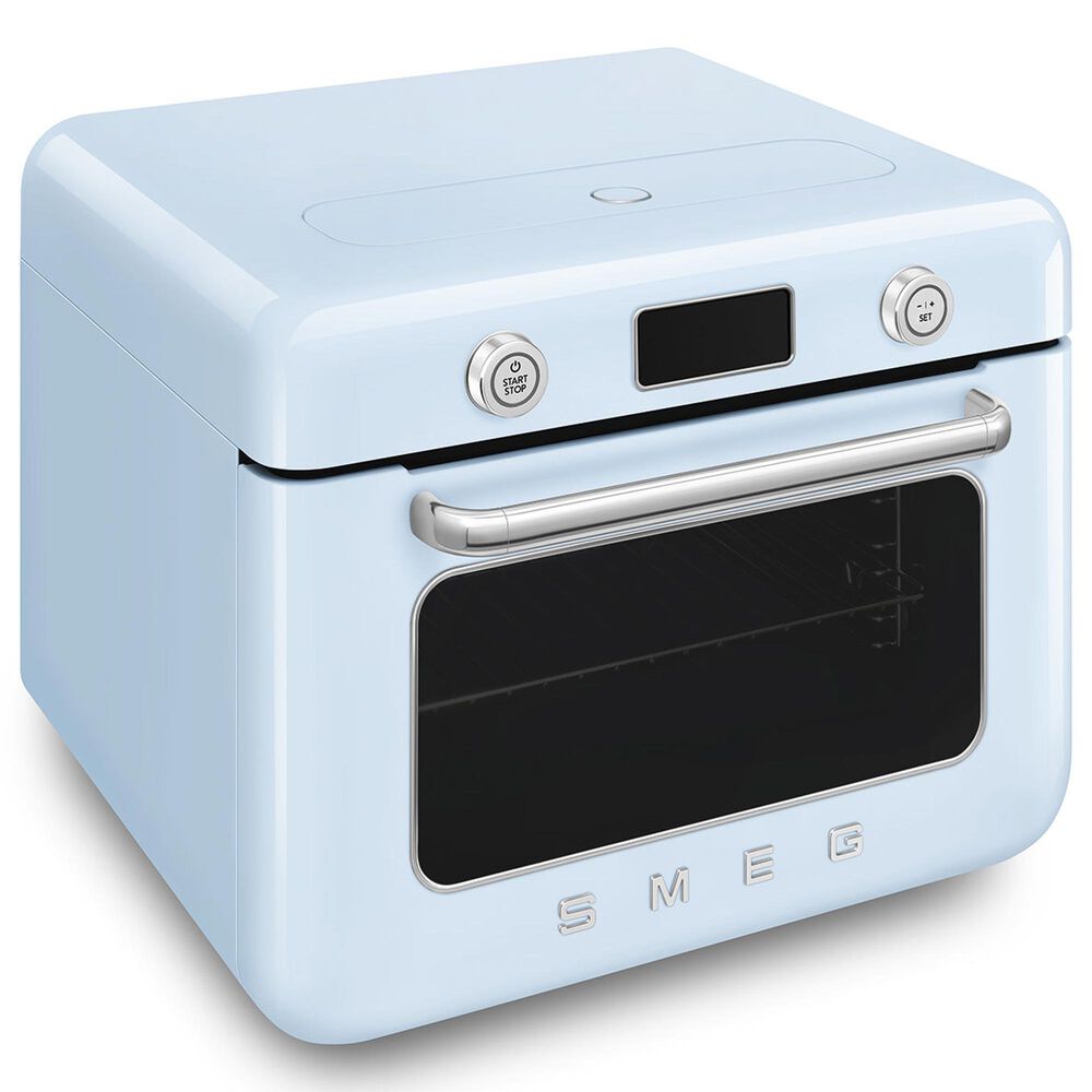 SMEG 1.06 Cu. Ft. Countertop Combi Steam Oven in Pastel Blue, , large