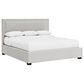 Bernhardt Morgan King Upholstered Panel Bed in Cream, , large