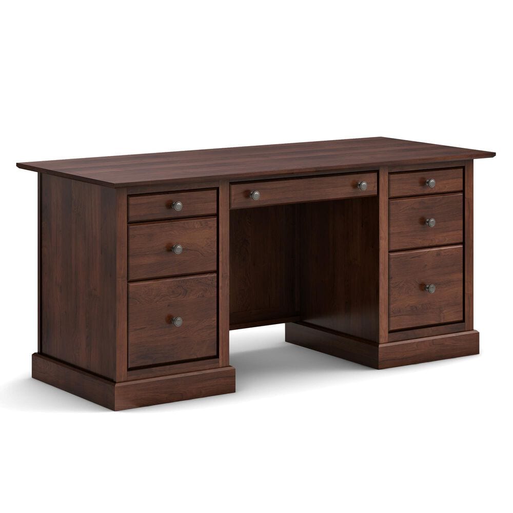 Archbold Furniture Executive Desk in Brown Mahogany, , large