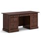 Archbold Furniture Executive Desk in Brown Mahogany, , large