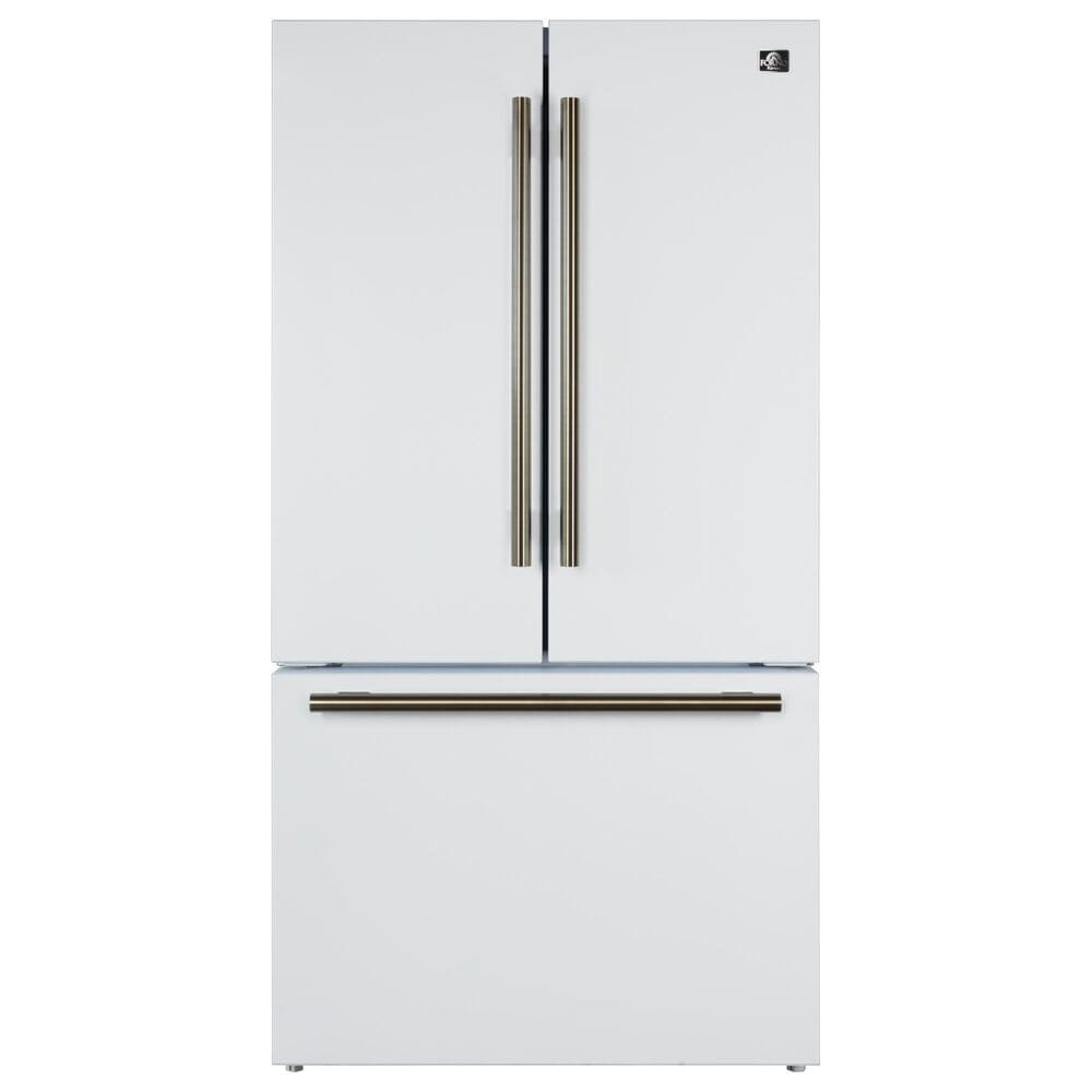 Forno Rivello 27.4 Cu. Ft. French Door Refrigerator in White, , large