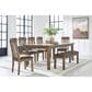 Ashley Urbinforte Side Chair in Light Brown, , large
