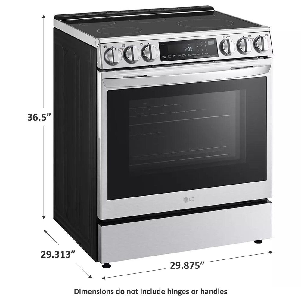 LG 6.3 Cu. Ft. Smart Induction Slide-in Range with InstaView in Stainless Steel, , large