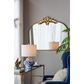 A&B Home Floral Vase Table Lamp in Blue and White, , large