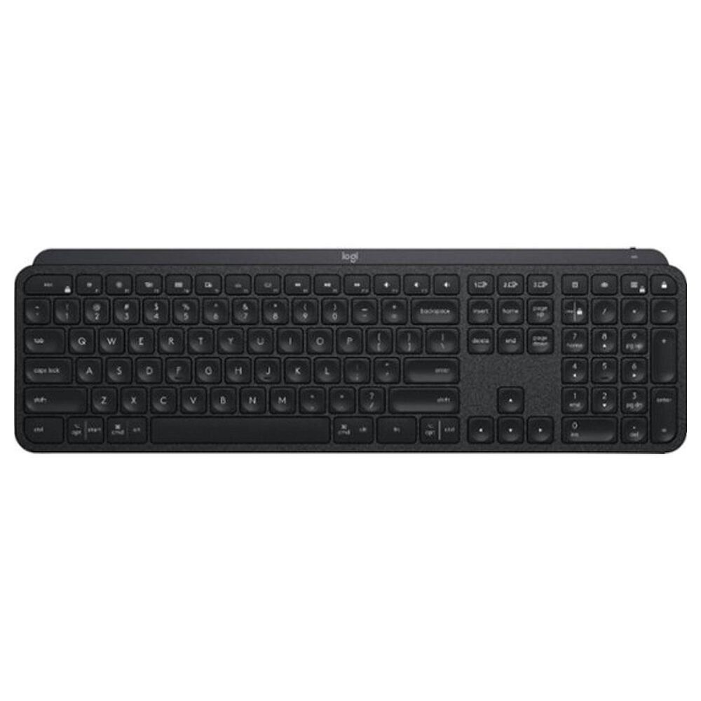 Dictadura monitor Regularidad Logitech MX Keys Advanced Wireless Illuminated Keyboard in Black | NFM