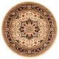 Safavieh Lyndhurst 6" Round Beige and Black Runner, , large