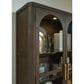 Ashley Radkin Display Cabinet in Burnished Brown, , large