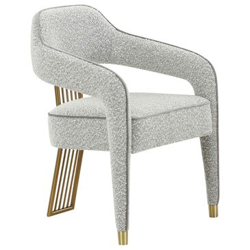Tov Furniture Corralis Boucle Arm Chair in Grey, , large