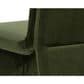 Club Collection By Sunpan Cascata Side Chair in Moss Green, , large
