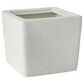 Alfresco Home Shabby Square Patio Planter in Pearl White, , large