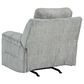 Ashley Buntington Manual Rocker Recliner in Pewter, , large