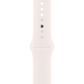 Apple Watch Series 11 (GPS) 46mm Aluminum Case with Light Blush Sport Band - S/M in Rose Gold and 2-Year AppleCare+, , large