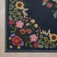 Rifle Paper Co. x Loloi Perennial Blossom 2"5" x 7"8" Navy Runner, , large
