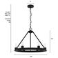 37B Saddlewood 6-Light Chandelier in Natural Iron, , large