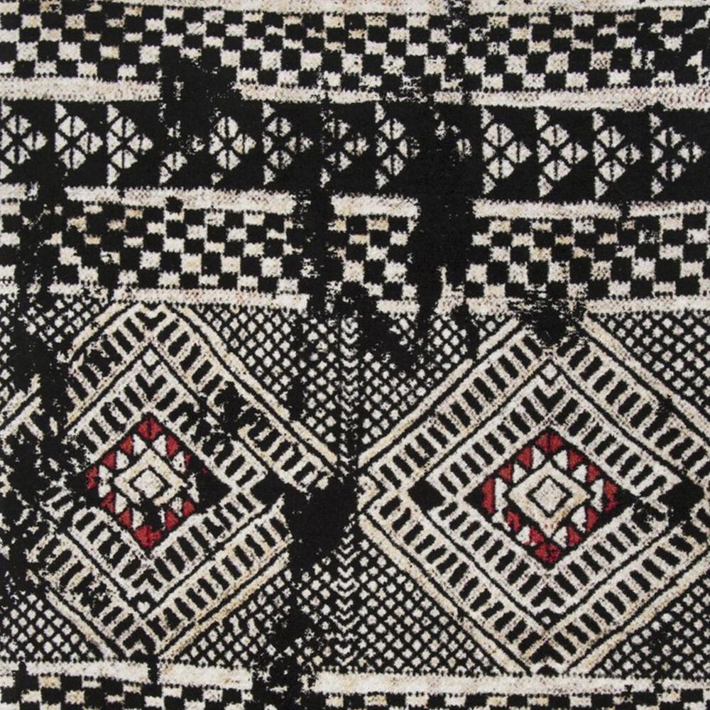 Safavieh Adirondack ADR202Z 4&#39; x 6&#39; Black and Light Grey Area Rug, , large