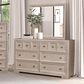 Furniture of America Hatton Cross 6 Drawer Dresser in Tawny, , large