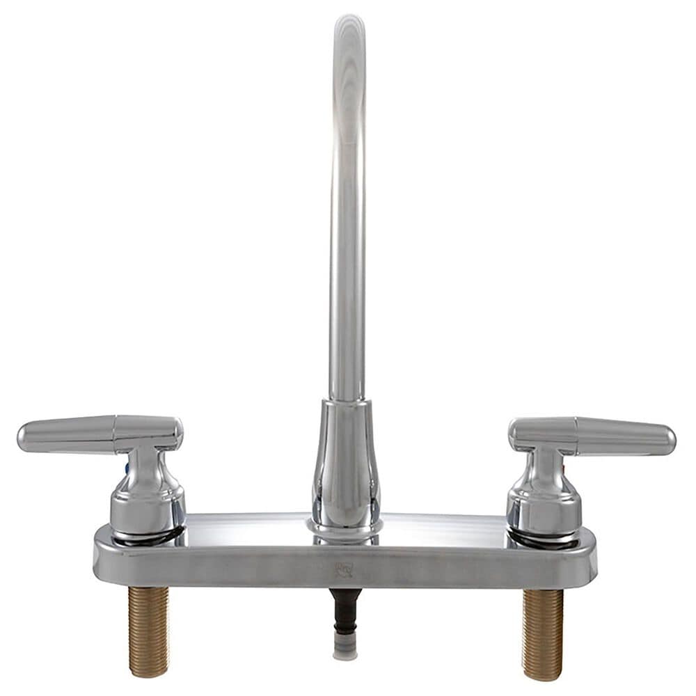MS International 2-Handle Kitchen Faucet with Side Sprayer in Chrome, , large