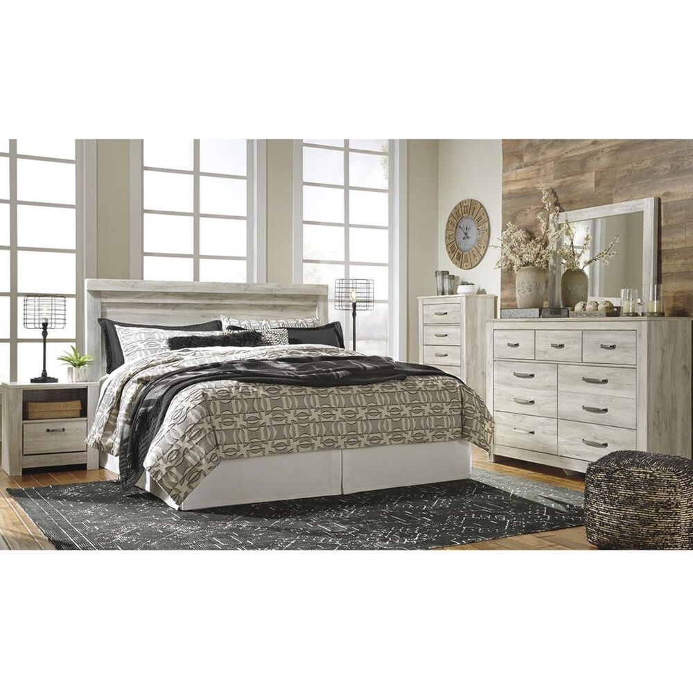 Ashley Bellaby Bedroom Mirror in Whitewash, , large