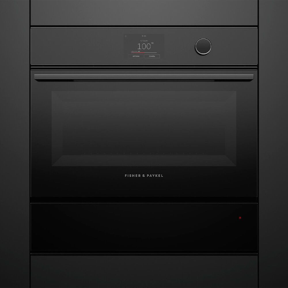 Fisher &amp; Paykel Series 9 24&quot; Contemporary Warming Drawer in Black, , large