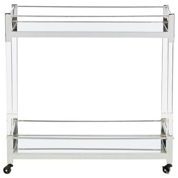 Ashley Chaseton Bar Cart in Chrome-tone, , large