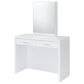 Coaster Bunbury Makeup Vanity Table Set in White, , large