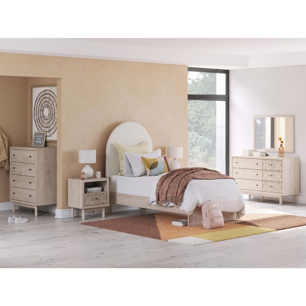 Ashley Arloster 1-Drawer Nightstand in Tan, , large