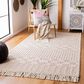 Safavieh Natura 4" x 6" Ivory and Pink Area Rug, , large