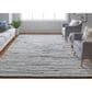 Feizy Broadfield 7"9" x 9"9" Ivory and Charcoal Area Rug, , large