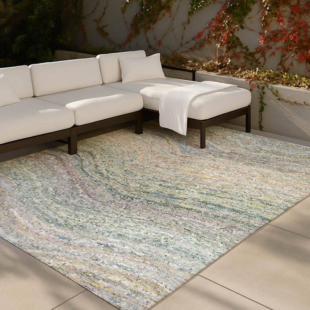 Dalyn Rug Company Lumara LM3 Sage 8' x 10' Area Rug, , large