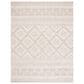 Safavieh Micro-Loop Southwestern 8" x 10" Beige and Ivory Area Rug, , large