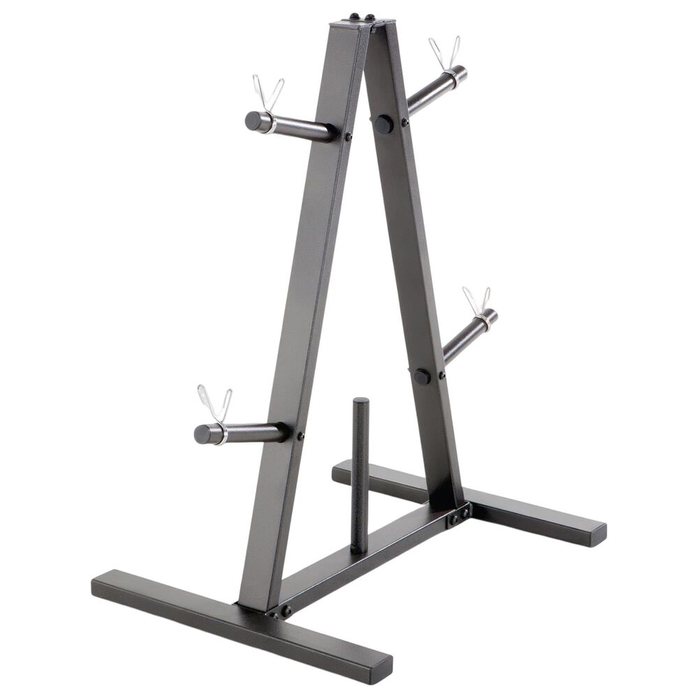 Impex, Inc Standard Weight Plate Tree Storage Rack in Black, , large