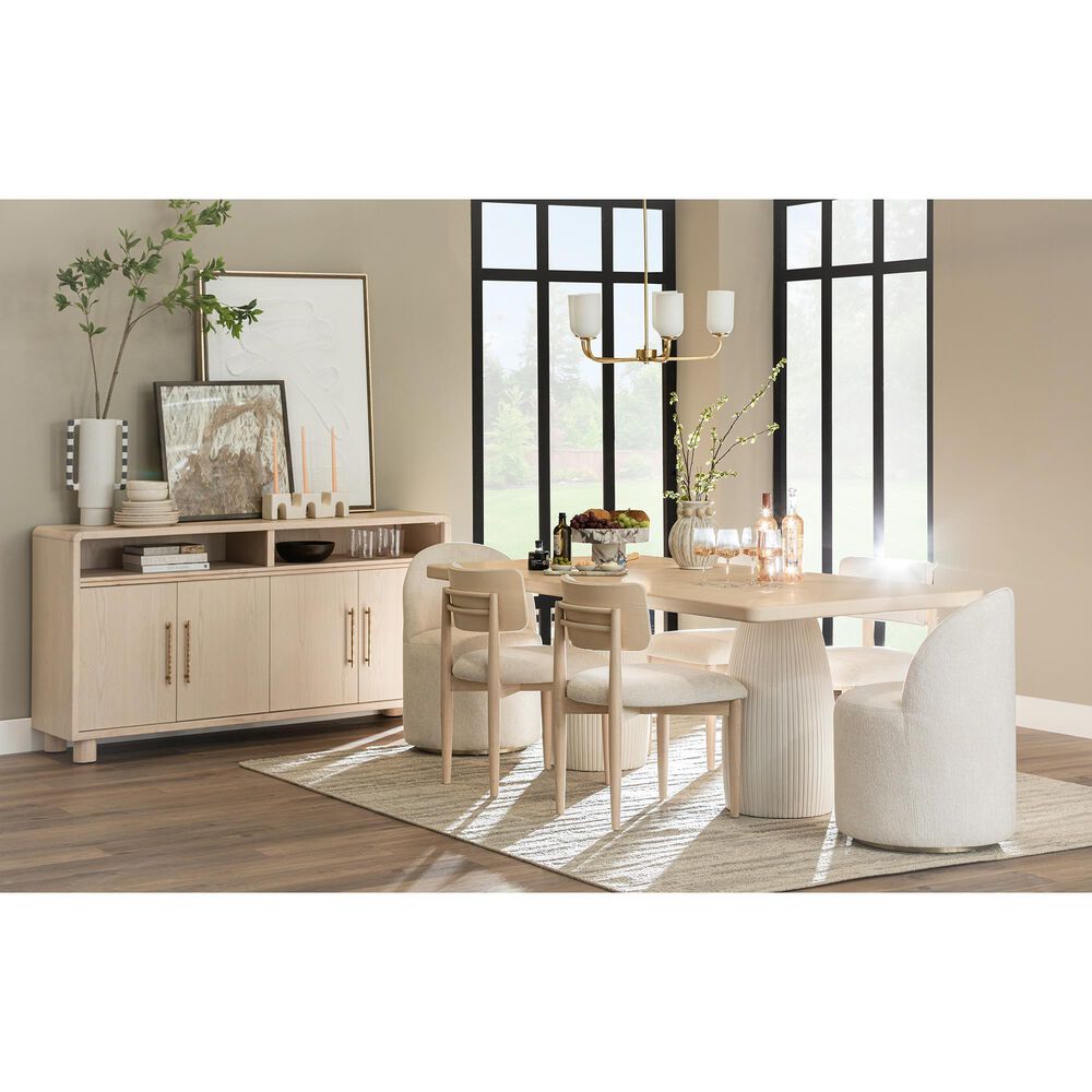 Urban Home Zinnia 4-Door Sideboard in White Sand, , large