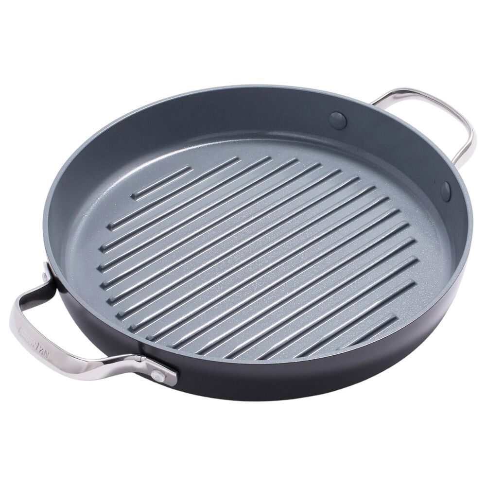 Green Pan Valencia Pro 11" Nonstick Grillpan with 2-Side Handles in Grey, , large