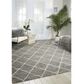 Nourison Brisbane BRI08 8"2" x 10" Ash Area Rug, , large
