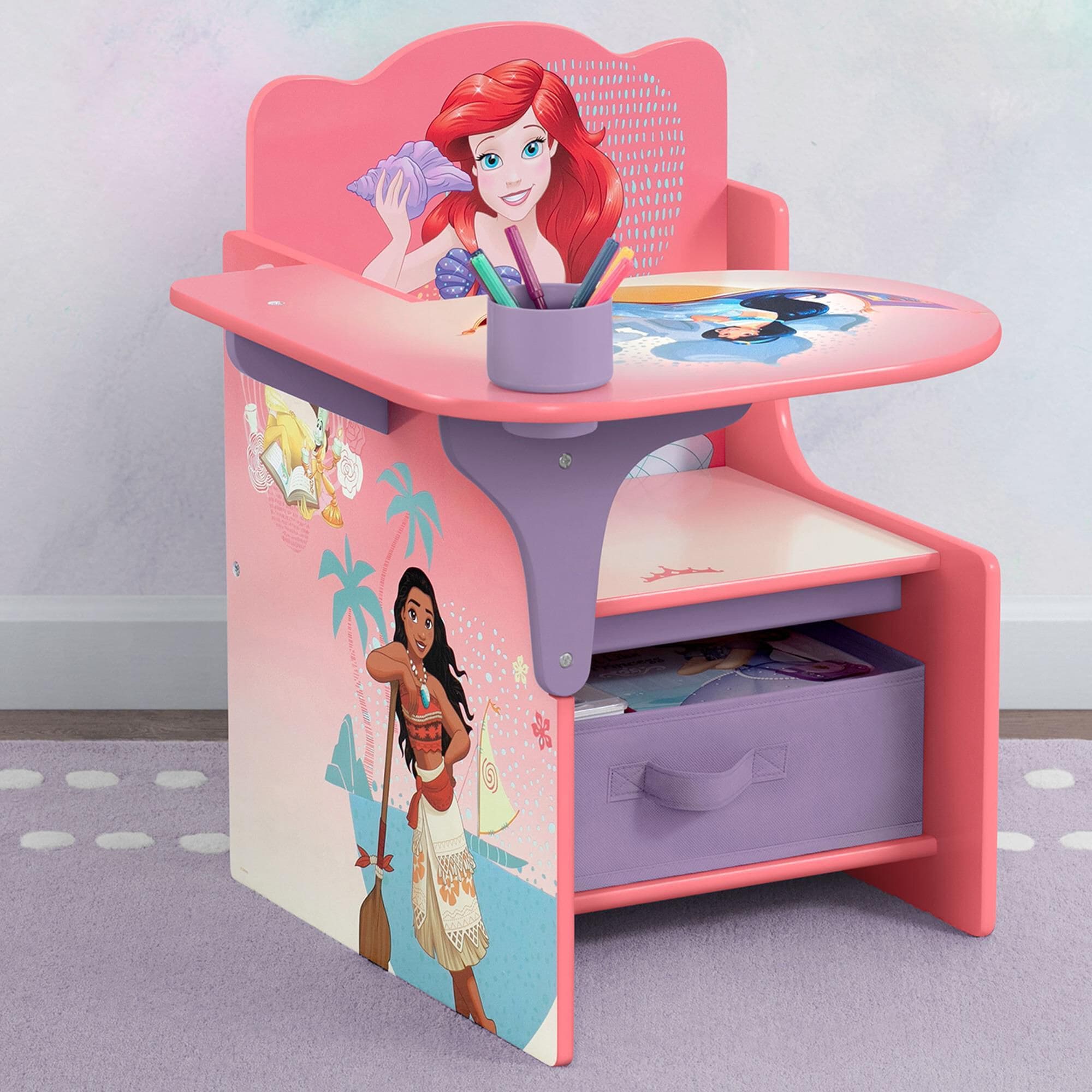 Delta children disney kids new arrivals wood desk and chair set