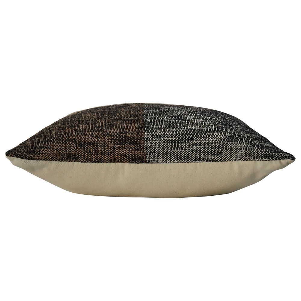 Ashley Adrielton 20&quot; Square Throw Pillow in Black, Brown and Tan, , large