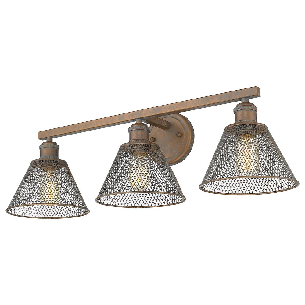 Golden Lighting Carver 3-Light Bath Vanity in Copper Patina, , large