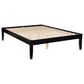 Linon Home Decor Polly Full Platform Bed in Bold Black, , large