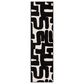 ROW by Oriental Weavers Quinn Abstract Black and Ivory 2" x 7" Runner, , large