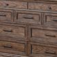 New Heritage Design Mar Vista Dresser in Brushed Walnut, , large